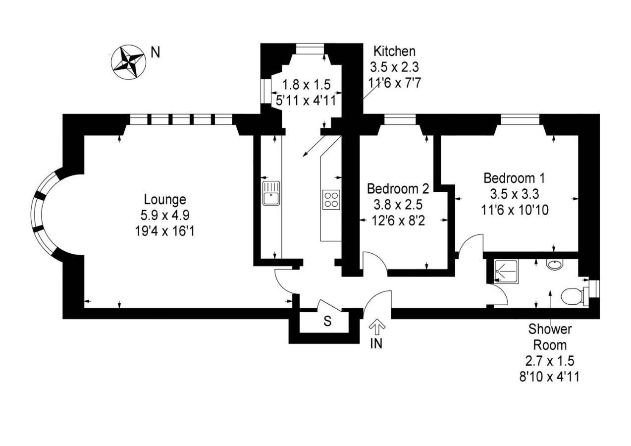 Beautiful 2 To 3 Bed Apartment With Stunning Views! Эр Экстерьер фото